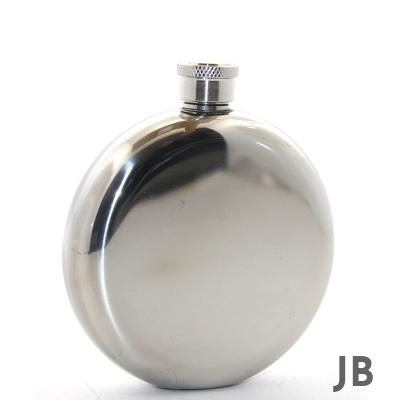 Paslanmaz Çelik Yuvarlak 5 Oz Tekli Matara Alk2676