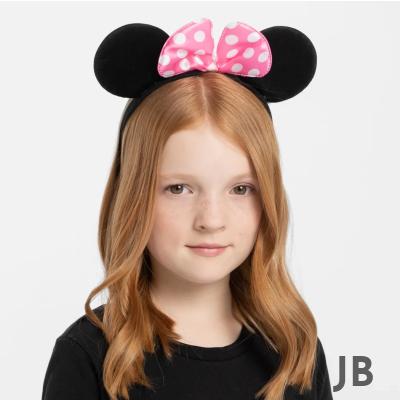 Pembe Fiyonklu Minnie Mouse Tacı Mini Kulak