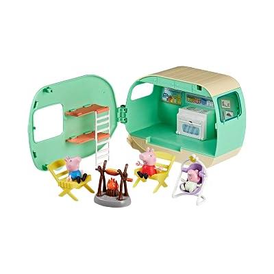 Peppa Pig Üç Küçük Domuzcuk Karavan Oyun Seti, 3 Figürlü, Evie Dahil, 3 Yaş ve Üzeri Kız ve Erkek Çocuklar için Okul Öncesi Oyuncaklar