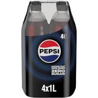 Pepsi Zero Sugar Kola Pet 4 x 1 L