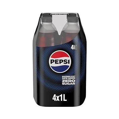 Pepsi Zero Sugar Kola Pet 4 x 1 L