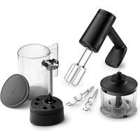 Philips 5000 Serisi Güçlü El Mikser Seti 500W, El Blender Aparatı, Doğrayıcı Aparatı, Ölçekli Akıllı Saklama Kabı, 5 Hız Ayarı ve Turbo, HR3781/20