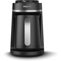 Philips 5000 Serisi Türk Kahvesi Makinesi, Közde Türk Kahvesi Pişirme Fonksiyonu, Kullanımı Kolay Dokunmatik Tuşlar, Siyah & Metal, HDA150/61