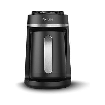 Philips 5000 Serisi Türk Kahvesi Makinesi, Közde Türk Kahvesi Pişirme Fonksiyonu, Kullanımı Kolay Dokunmatik Tuşlar, Siyah & Metal, HDA150/61