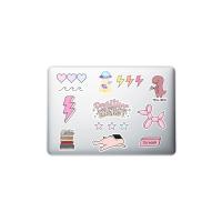 Pink Pembe Temalı Laptop Notebook Tablet Telefon Sticker Set 004