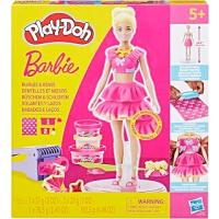 Play-Doh Barbie Ruffles and Bows Seti | Oyun Hamuru ile Bebek Kıyafetleri Tasarlayın | 9 Moda Aksesuarı Dahil | 5 Yaş ve Üzeri Çocuklar İçin Sanat ve El İşi Etkinlikleri.