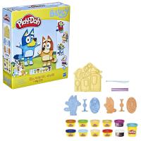 Play-Doh Bluey 3 Yaş ve Üzeri Çocuklar için Kostüm Yap ve Şekillendir Oyun Seti, 11 Kutu Oyun Hamuru, Toksik Madde İçermez