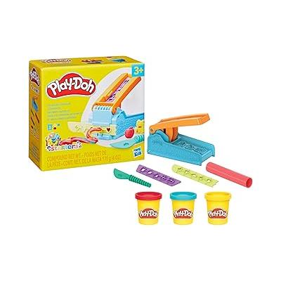 Play-Doh Eğlenceli Fabrika Başlangıç Seti | 3 Yaş ve Üzeri Kız ve Erkek Çocuklar İçin Okul Öncesi Oyuncak | Çocuklar İçin Sanat ve El İşi Seti | 3 Oyun Hamuru Rengi Dahil