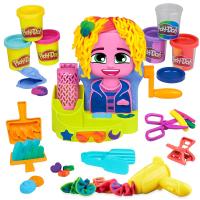 Play-Doh Renkli Kuaför Salonu Oyun Hamuru Seti, 6 Kutu, 3 Yaş Ve Üzeri Kız Ve Erkek Çocuklar İçin Oyuncaklar