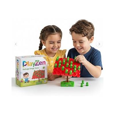 PlayZen Kurbağa Denge Oyunu 3+ Yaş – Eğitici Zeka Oyunu, Ebeveyn-Çocuk Etkileşimli Oyuncak