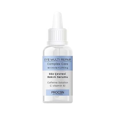 PROCSIN Göz Çevresi Bakım Serumu, Kırışıklık Karşıtı & Yoğun Nemlendirici, Morluk ve Şişlik Giderici, Aydınlatıcı & Onarıcı Bakım, 20 ML