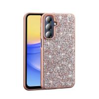 PSR Aksesuar Galaxy Serisi Telefon Kılıfı - Parlak Taşlı Tasarım | Pırlanta Kapak | Yükseltilmiş Kamera Korumalı ve Şık Kılıf (Gold, Galaxy A26)