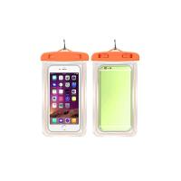 PSR aksesuar NoColor-5df8fb6d Su Geçirmez Waterproof Turuncu Telefon Kılıfı Deniz Havuz Altı Için Askı ile uyumlu