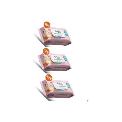 Reflex Care Evcil Hayvanlar İçin Çok Amaçlı Hijyenik Temizleme Havlusu, 50'li x 3 Paket