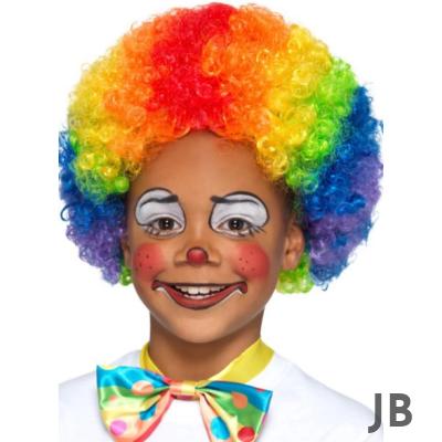 Rengarenk Kıvırcık Afro Peruk Bonus Saç 120 Gr