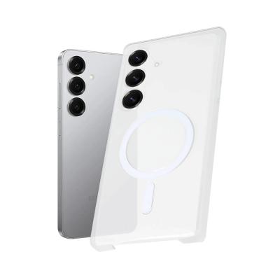 Samsung ile Uyumlu Galaxy S25 Plus Şeffaf PC Zara Mgsafe Kılıf, Zara-Samsung S25 Plus Kılıf