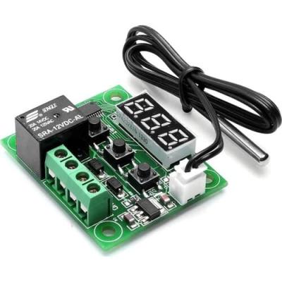 SANEC 12V Dijital Led Göstergeli Termostat Kartı-W1209