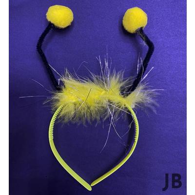 Sarı Ponponlu Gösteriler İçin Plastik Arı Maya Tacı