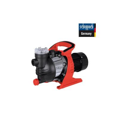 Scheppach Bahçe pompası GP1400JET ev su pompası | 1300 W – 6000 l/saat basma miktarı | 4,8 bar basma basıncı | 8 m yüksekliği – 48 m basma yüksekliği | taşıma sapı dahil | kuyu pompası sulama