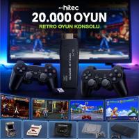 ScHitec Arcade Yeni 4KHD Retro Game Stick 90 lı Yıllar Makinası Oyunları 20000 Oyunlu Konsol