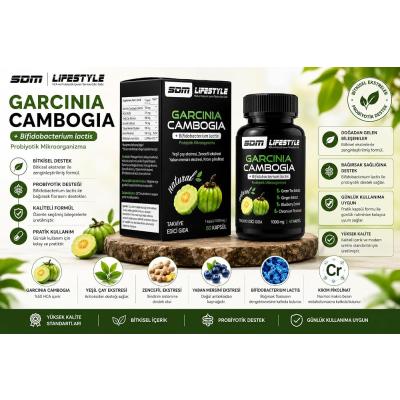 SDM LifeStyle - Garcinia cambogia yeşil çay, zencefil, yaban mersini ve Bifidobacterium lactis içeren gıda takviyesi