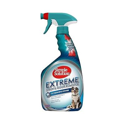 Simple Solution Köpekler için Extreme 3 Kat Etkili Leke ve Koku Giderici Ev ve Araç Halı Döşeme Kumaş İçin Ağır Leke ve Koku Kontrolü 945 ml