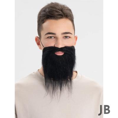 Siyah Renk Takma Sakal Bıyık Takımı