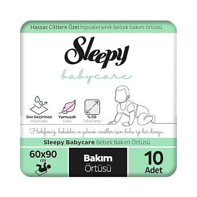Sleepy Babycare Bebek Bakım Örtüsü 10 Adet