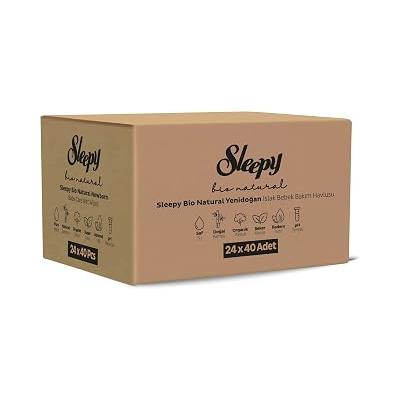 Sleepy Bio Natural Yenidoğan Islak Bebek Bakım Havlusu 24X40 Adet