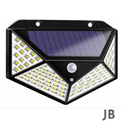 Solar Hareket Sensörlü Duvar Lambası 100 Led Mz-303