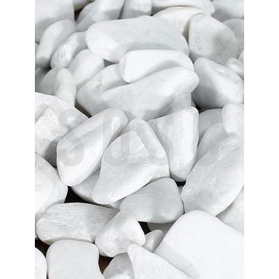 SOSC Natural Beyaz Dolomit Dekoratif Çakıl Taşı, İç ve Dış Mekan Peyzaj için, 2-4 cm, 1 kg, Bahçe Saksı Süsü