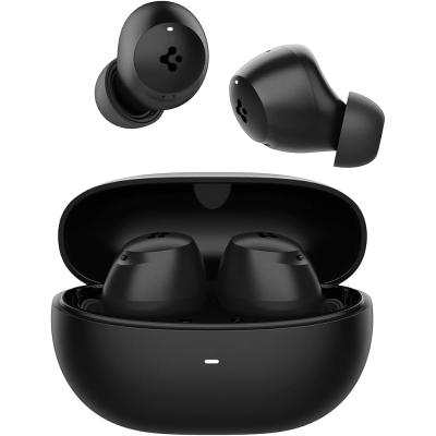 Spigen Audio TWS P10 Bluetooth Kablosuz Kulaklık - ANC Pro Aktif Gürültü Engelleme & 10mm Sürücü & 30 Saat Pil & & ENC 6 Mikrofon & Şeffaf & Gaming Mod iPX4 Black - ASD07887
