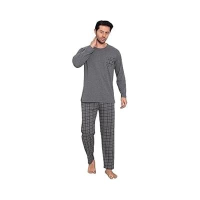Sude HOMEWEAR ERKEK ÜST CEPLİ ALT DÜZ PİJAMA TAKIMI