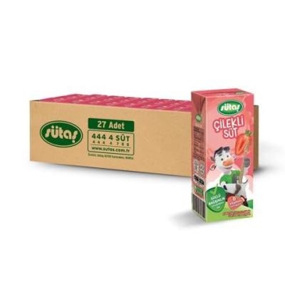 sütas Çilekli Süt 200 ml (27 adet)