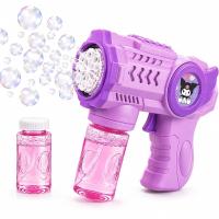 Talky Pilli Köpük Tabancası Otomatik Baloncuk Makinesi Bubble Gun Bol Köpük Üreten Sızdırmaz Tasarım (Pembe)