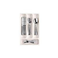 Tescoma Flexispace 899410 Mutfak Gereçleri İçin Çekmece Düzenleyici, Plastik, Beyaz, 37 x 22,2 x 4,5 cm