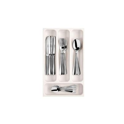 Tescoma Flexispace 899410 Mutfak Gereçleri İçin Çekmece Düzenleyici, Plastik, Beyaz, 37 x 22,2 x 4,5 cm
