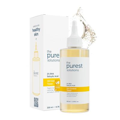 The Purest Solutions, Siyah Nokta ve Gözenek Görünümü Önlemeye Yardımcı Salisilik Asit Tonik,Yağlı Ve Karma Cilt, 200 ml
