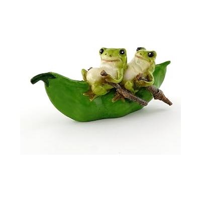 Top Collection Minyatür Bahçe Kurbağaları Kürek Bezelye Botu