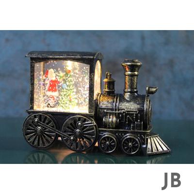 Trenli Yılbaşı Işıklı Kar Küresi Alk3221