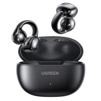 UGREEN HiTune S3 kablosuz kulaklık, Bluetooth 5.4, açık spor kulaklık, klipsli ve gürültü önleyici ENC, 30 saat çalma, hızlı şarj, USB-C, Hi-Fi, IPX5 su geçirmez, siyah