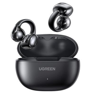 UGREEN HiTune S3 kablosuz kulaklık, Bluetooth 5.4, açık spor kulaklık, klipsli ve gürültü önleyici ENC, 30 saat çalma, hızlı şarj, USB-C, Hi-Fi, IPX5 su geçirmez, siyah