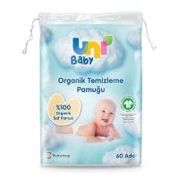 Uni Baby Bebek Temizleme Pamuğu 60 Adet