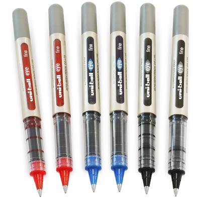 uni-ball EYE - UB-157E Tükenmez Kalemler - 0,7 mm Uç - Siyah, Mavi, Kırmızı - 6'lı Paket'