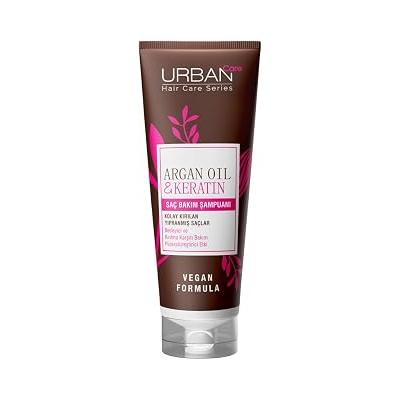 URBAN Care Argan Yağı & Keratin Kolay Kırılan Yıpranmış Saçlara Özel Saç Bakım Şampuanı 250 ml- Vegan