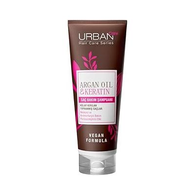 URBAN Care Argan Yağı & Keratin Kolay Kırılan Yıpranmış Saçlara Özel Saç Bakım Şampuanı 250 ml- Vegan