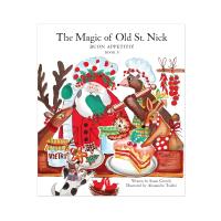 Vietri Old St. Nick The Magic of Old St. Nick: Around the Table, BUON Appetito çocuk kitabı - Tatil sofra takımı, aksanlar, hediyeler ve dekorasyon