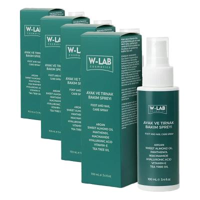 W-Lab Kozmetik Ayak ve Tırnak Bakım Spreyi 100 Ml (4 paketi)