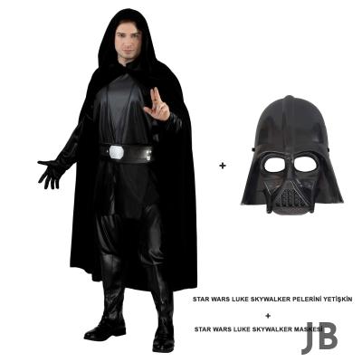 Wars Luke Skywalker Pelerini Yetişkin Ve Maskesi