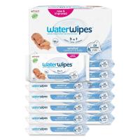 WaterWipes Yeni Doğan & Hassas Ciltler için 720 Yaprak Bebek Islak Mendili (12 x 60 Adet), Bitki Tabanlı